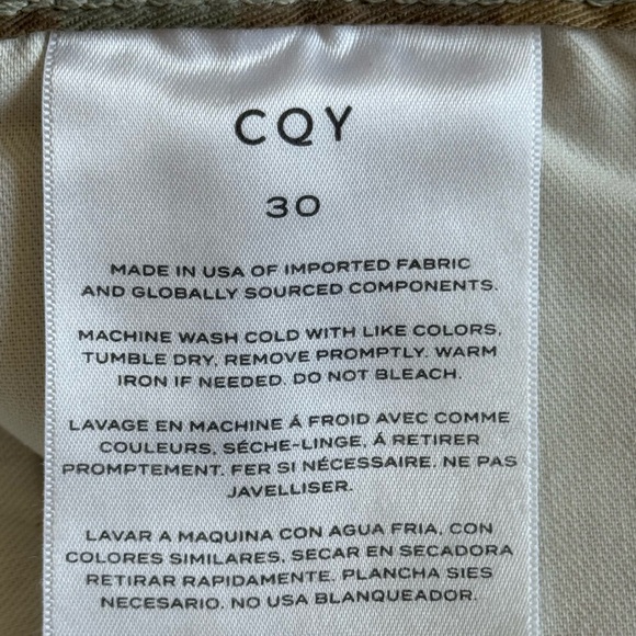 CQY Anthropologie Charm Jungle Minimalist Camouflage Pants Sizes 25 and 30 NWT - Picture 12 of 14